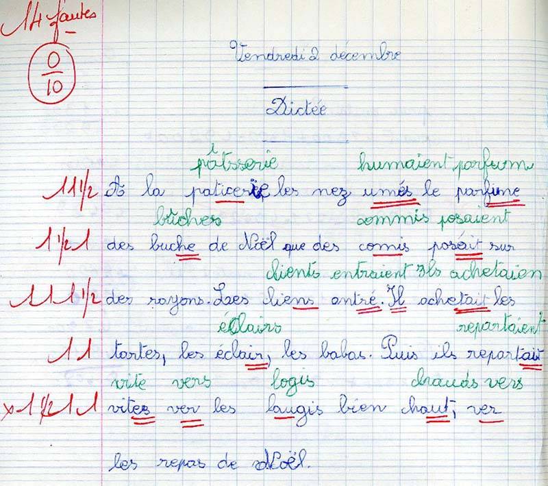 dictee-fautes-orthographe-grammaire-le-renard-masqué