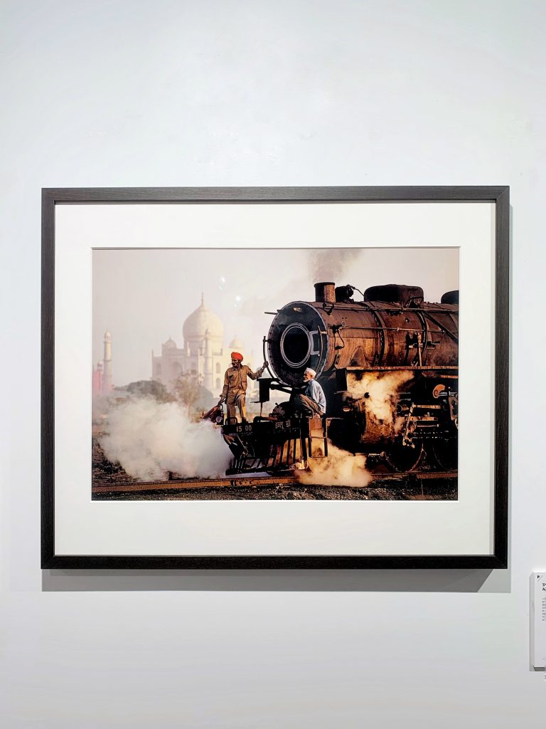 Taj and Train Agra Utta Pradesh India 1983