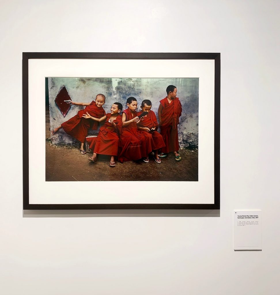 Young Monks Play Video Game Bylakuppe Karnataka India 2001